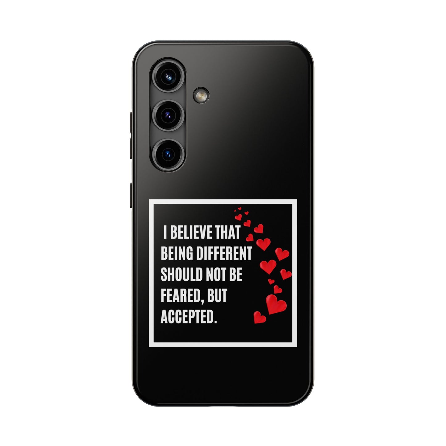 Phone Case - Inspirational - 'Be Different' Design for Unique Souls