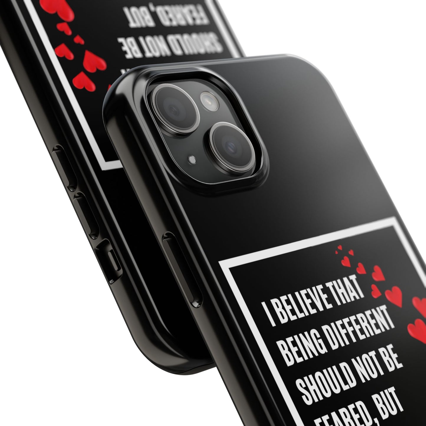 Phone Case - Inspirational - 'Be Different' Design for Unique Souls