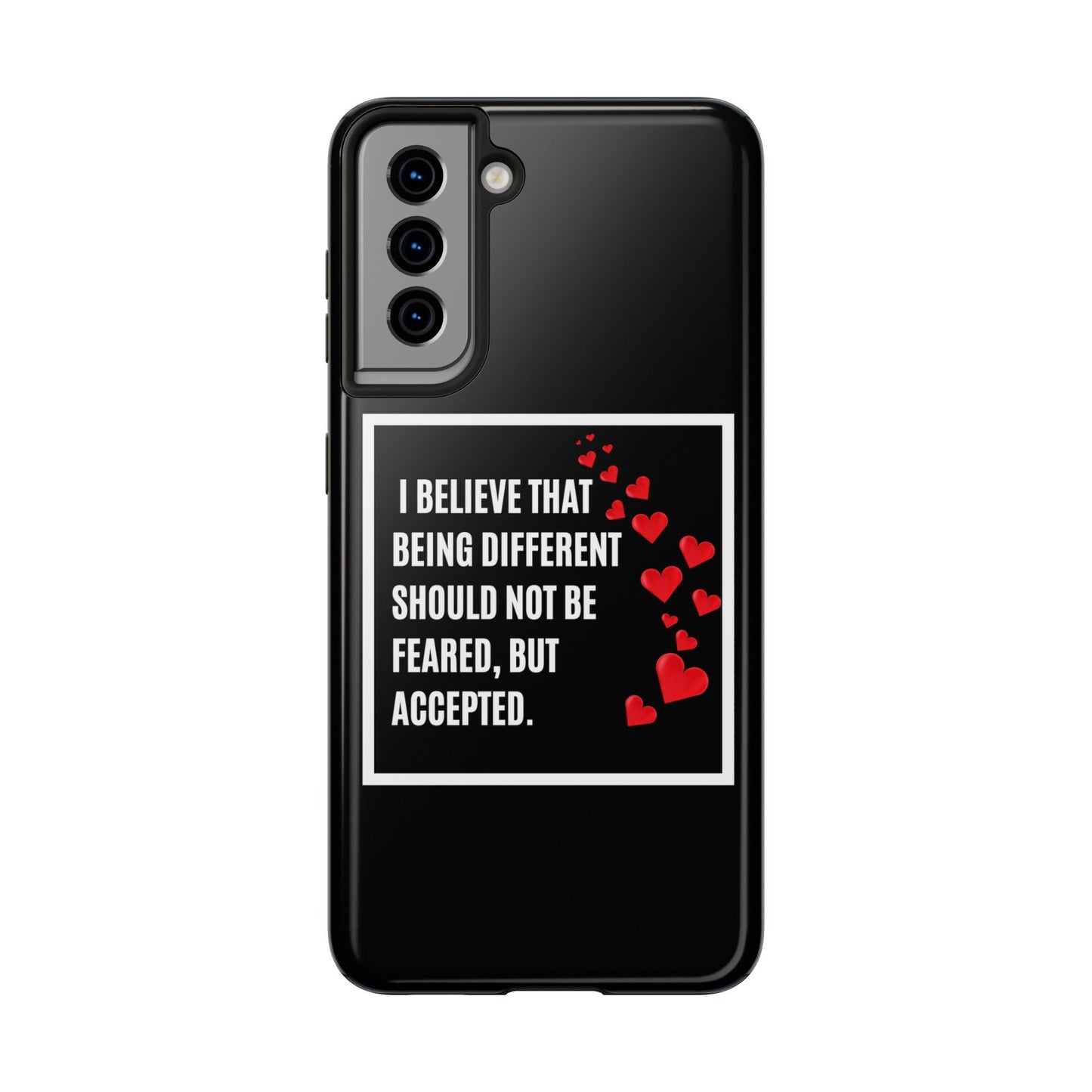 Phone Case - Inspirational - 'Be Different' Design for Unique Souls