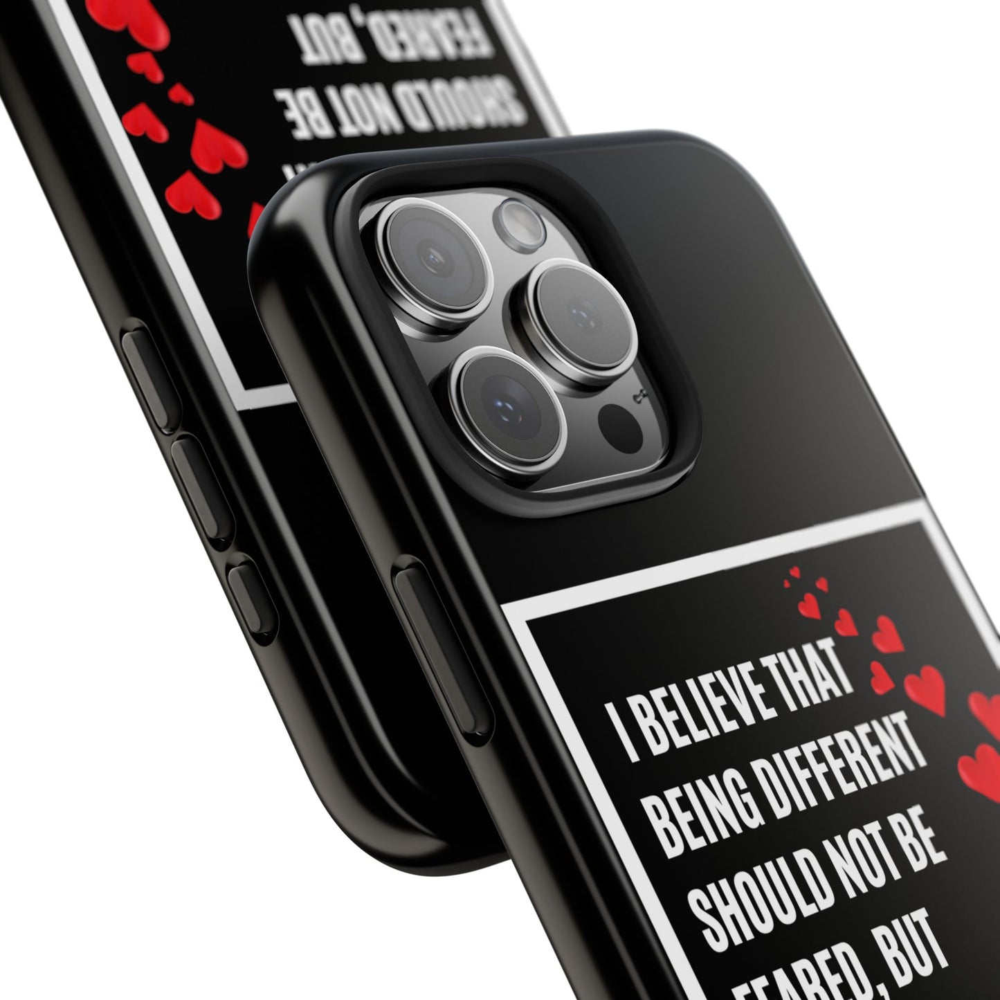 Phone Case - Inspirational - 'Be Different' Design for Unique Souls