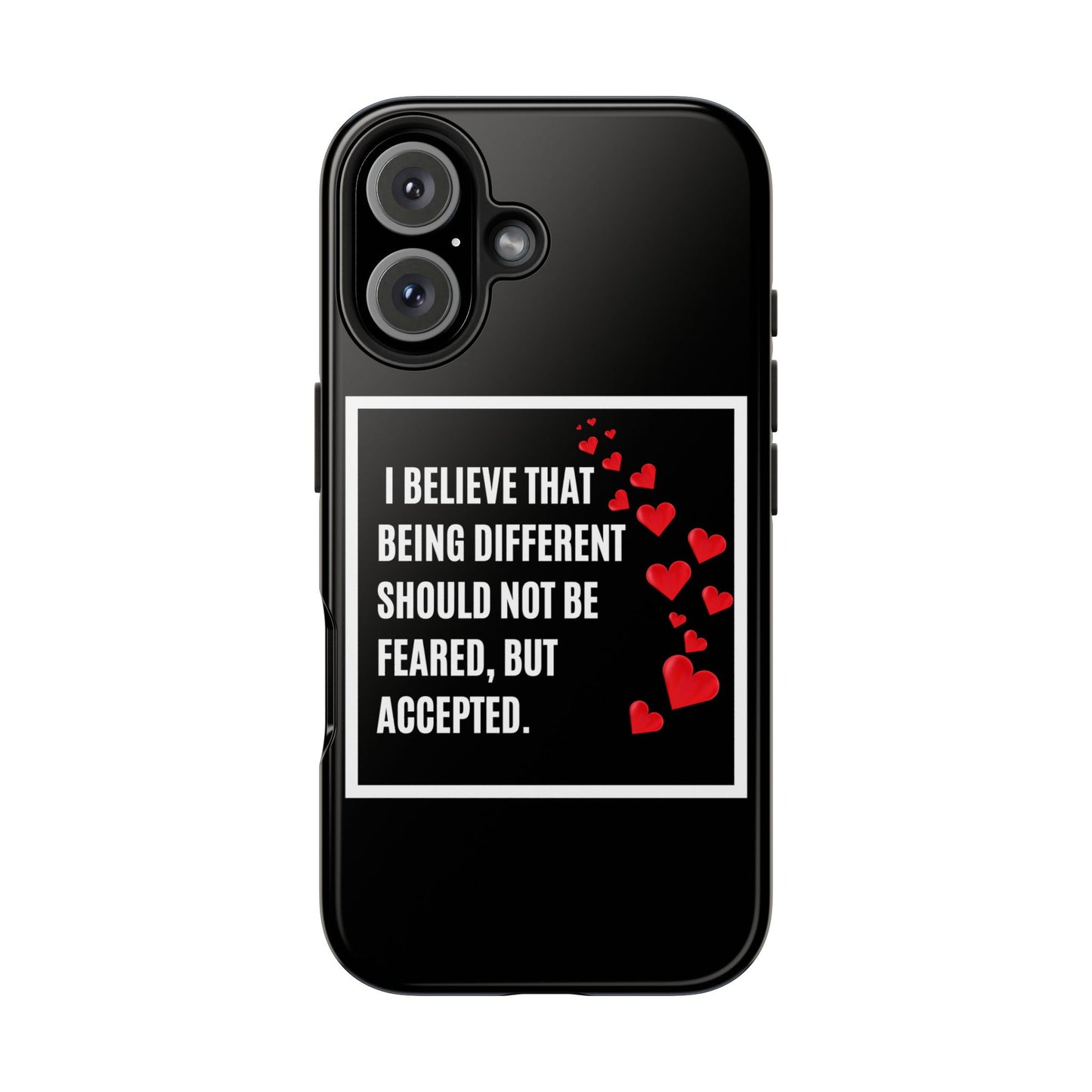Phone Case - Inspirational - 'Be Different' Design for Unique Souls