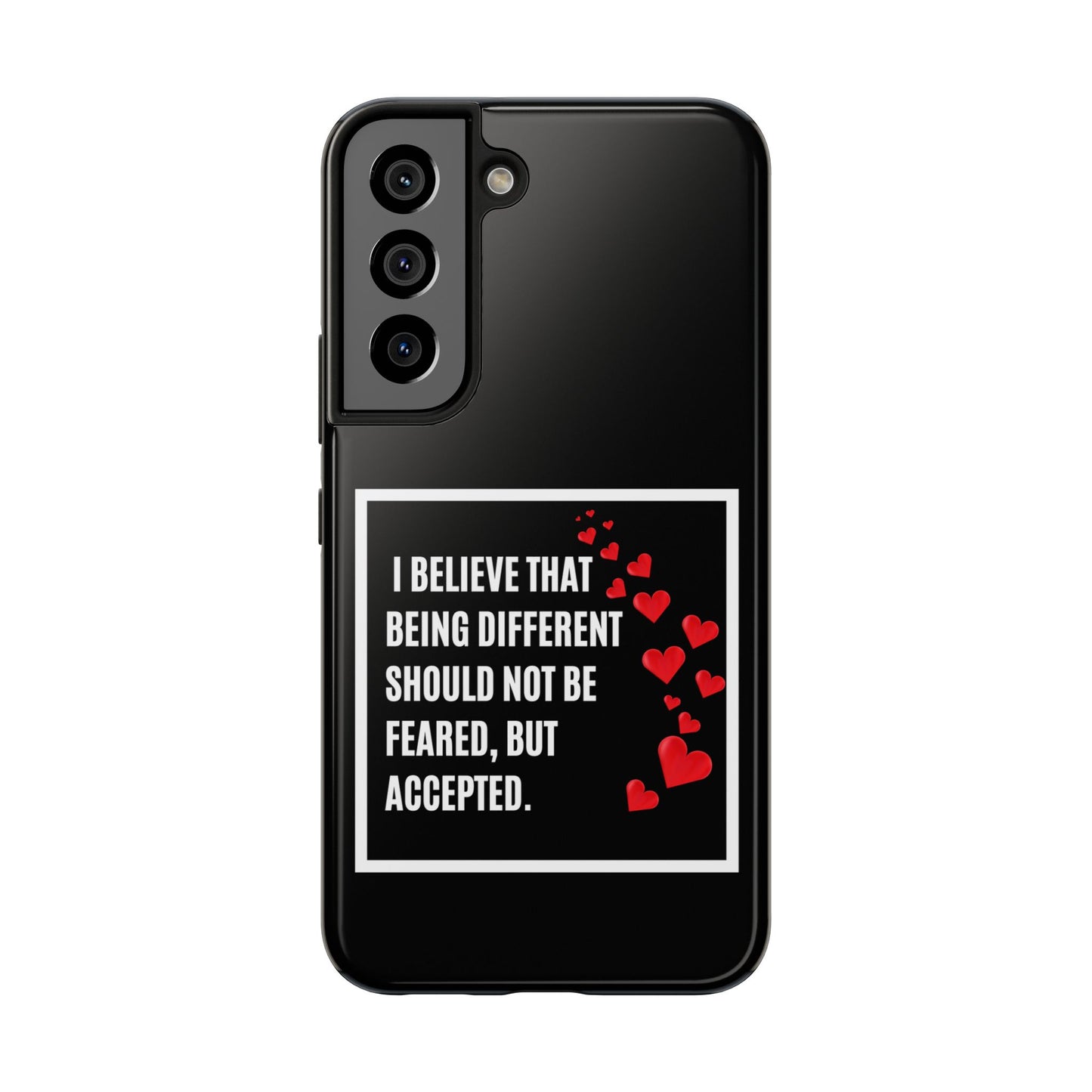 Phone Case - Inspirational - 'Be Different' Design for Unique Souls