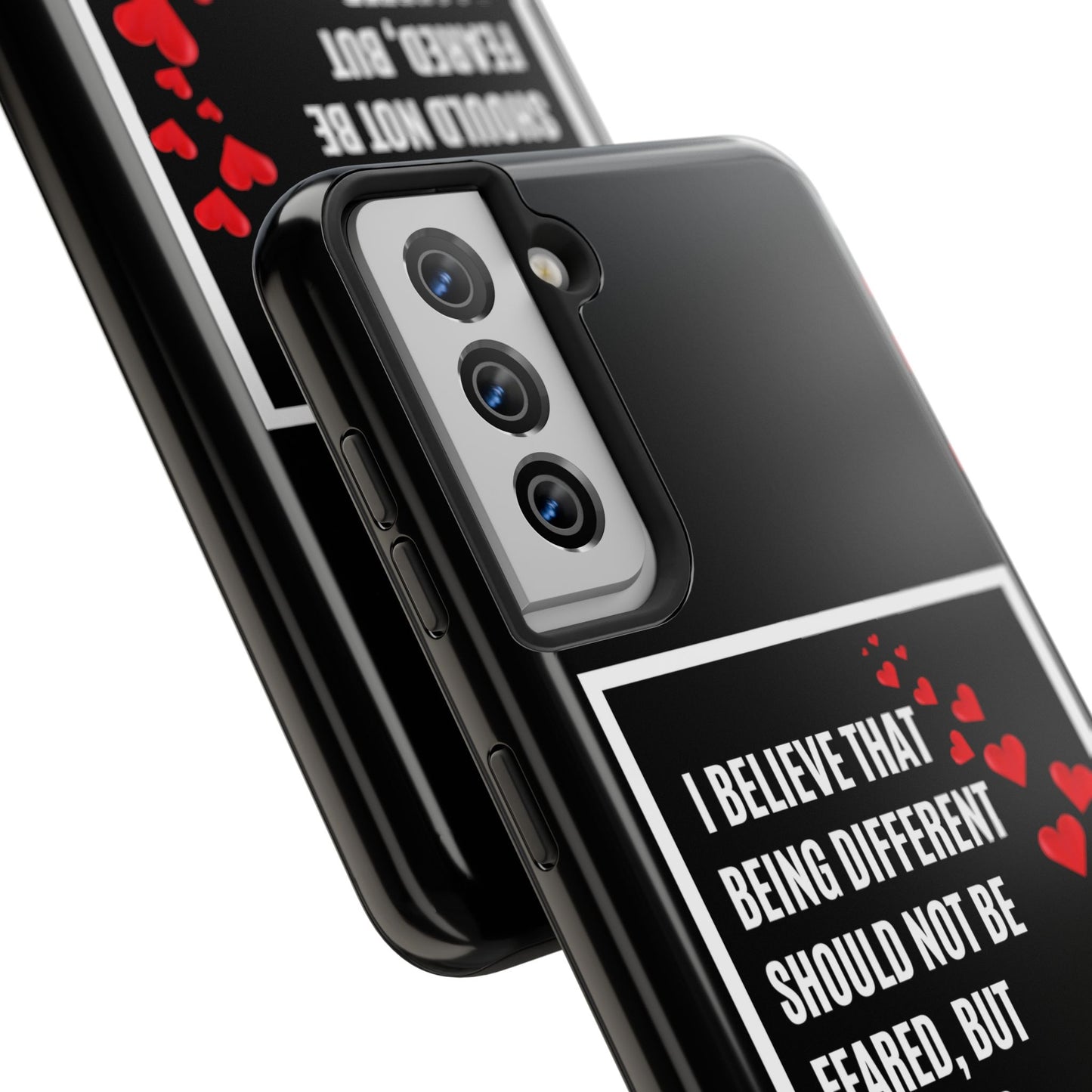 Phone Case - Inspirational - 'Be Different' Design for Unique Souls