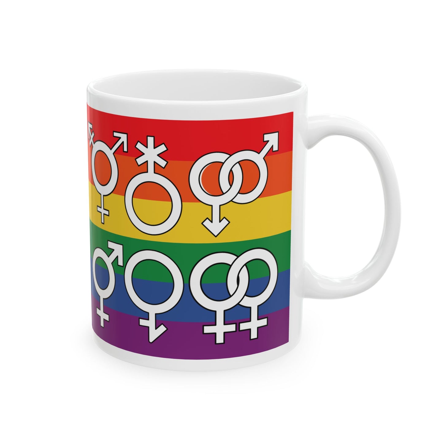 Mug - Rainbow mug, Pride mug, Gay Pride, Pride cup, best friend mug, Queer mug, LGBTQI Mug