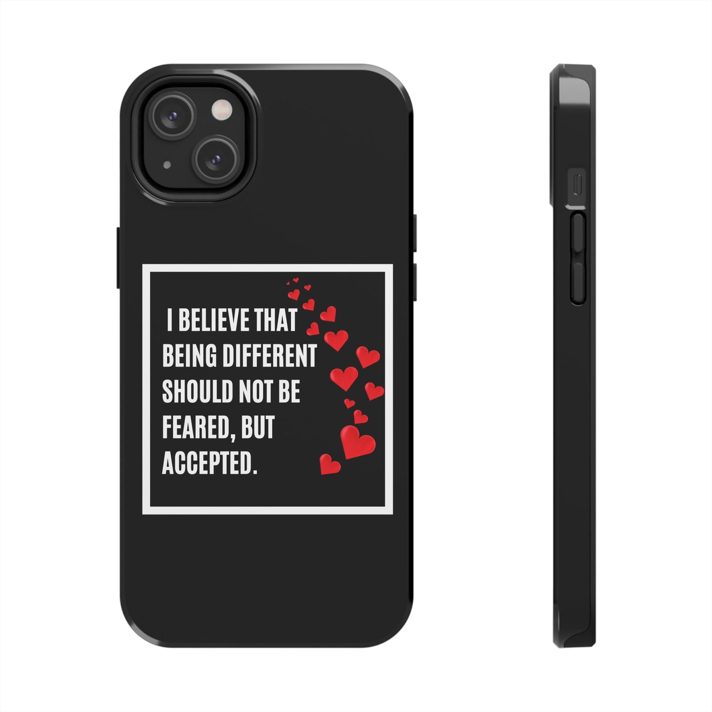 Phone Case - Inspirational - 'Be Different' Design for Unique Souls