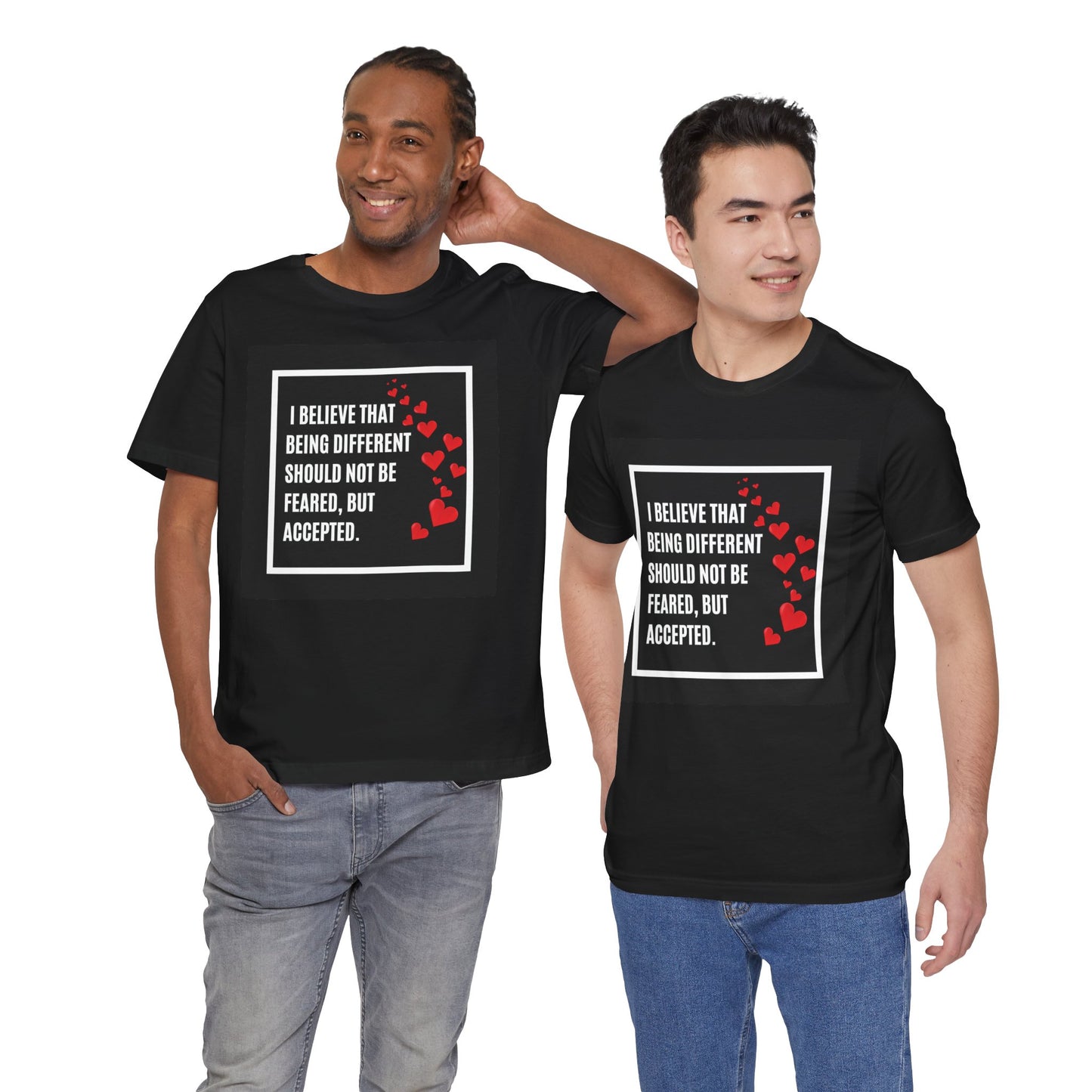 Tee - Acceptance Celebrate Uniqueness and difference, practice tolerance and kindness