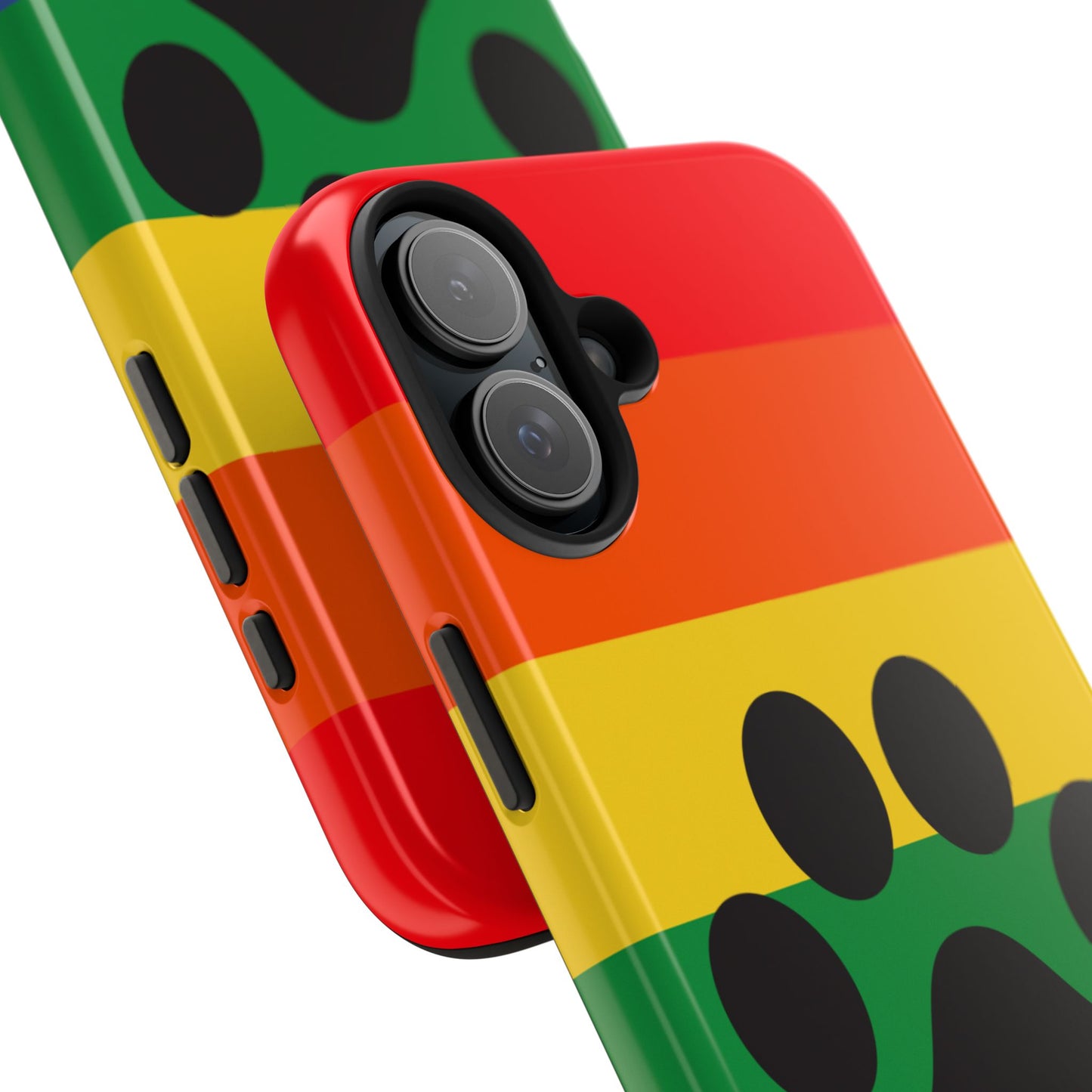 Phone Case - Rainbow PawPrint for inclusive animal lovers