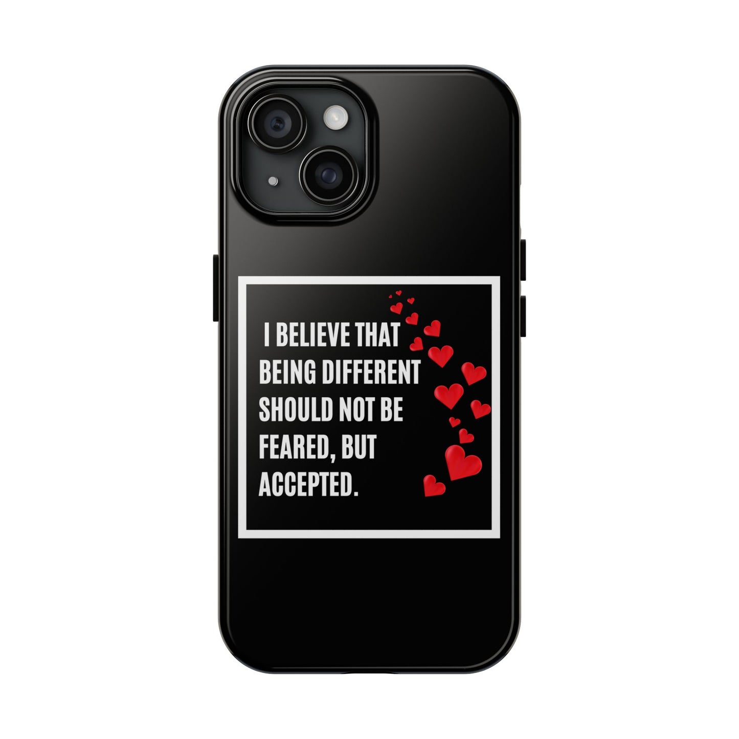 Phone Case - Inspirational - 'Be Different' Design for Unique Souls