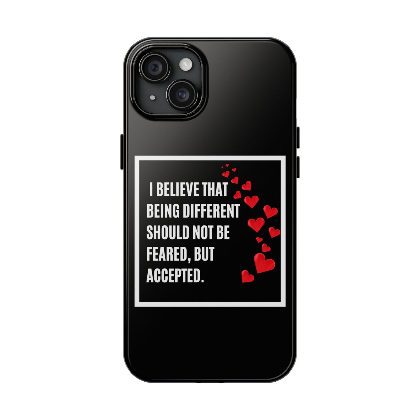 Phone Case - Inspirational - 'Be Different' Design for Unique Souls