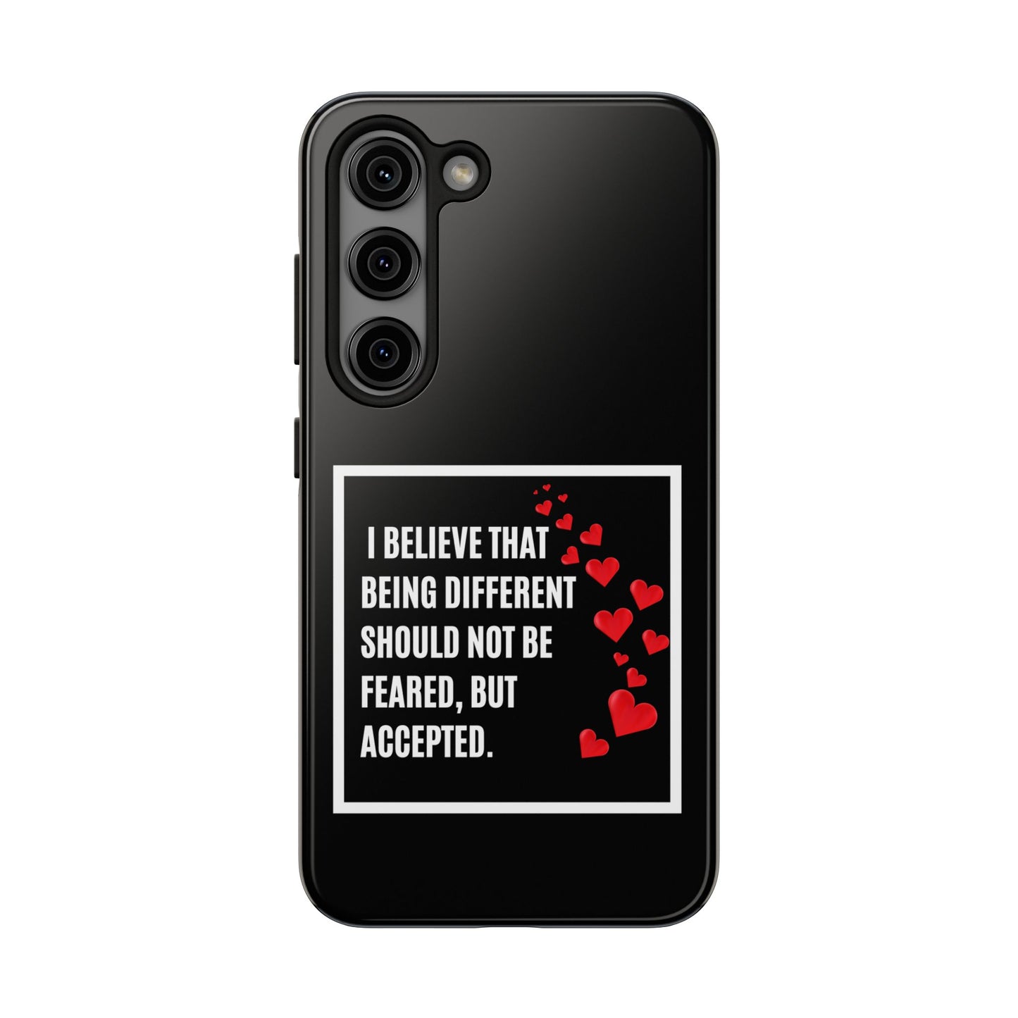 Phone Case - Inspirational - 'Be Different' Design for Unique Souls